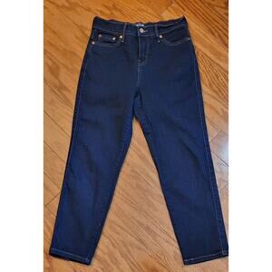Levi's 512 Womens (Size 4) Blue Denim Perfectly Slimming Ankle Pencil Jeans